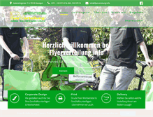 Tablet Screenshot of flyerverteilung.info
